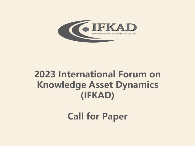 2023 IFKAD Call for Paper